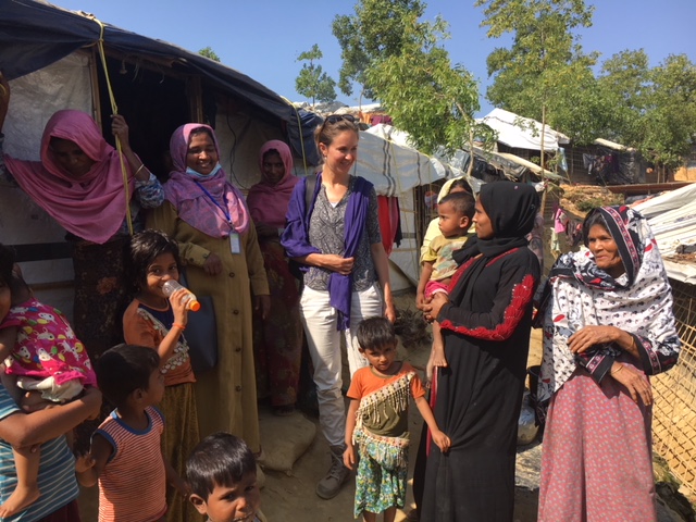 Rohingya 2017 bezoek kamp