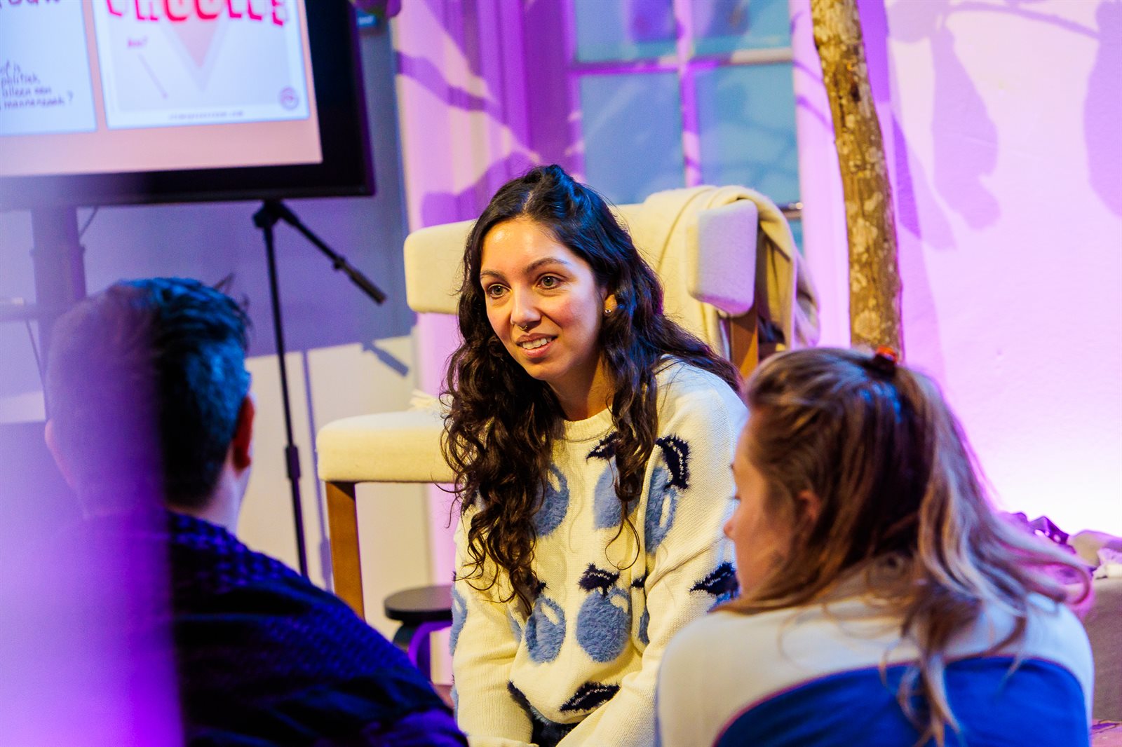 Devika Partiman, the founder of Stem op een Vrouw, shared her three key steps to strategize and find the right tools for change.