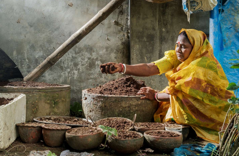 Vrouw in Bangladesh