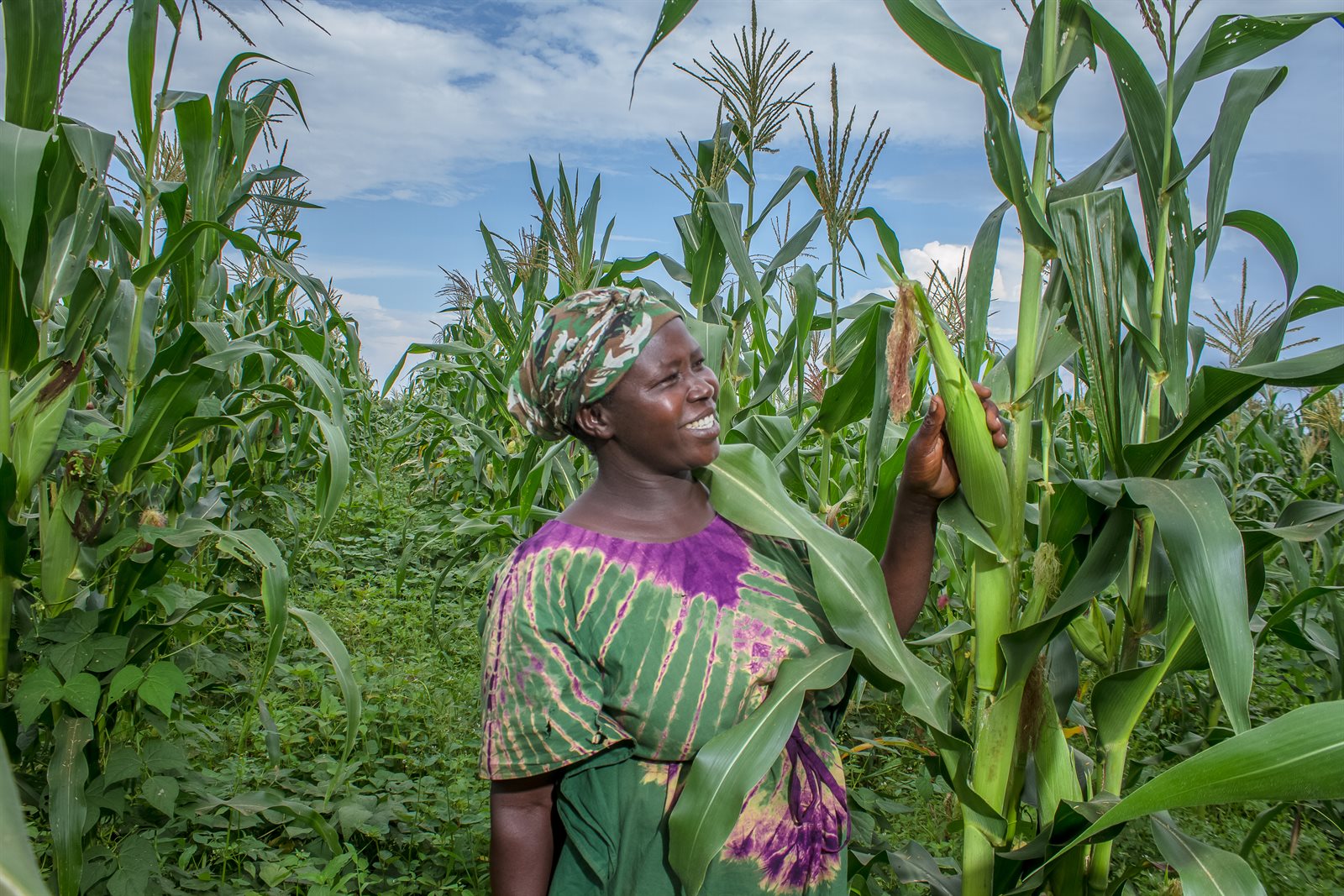 Veldscholen: Akello Hellen is one of the FFS facilitators from Amuria district.